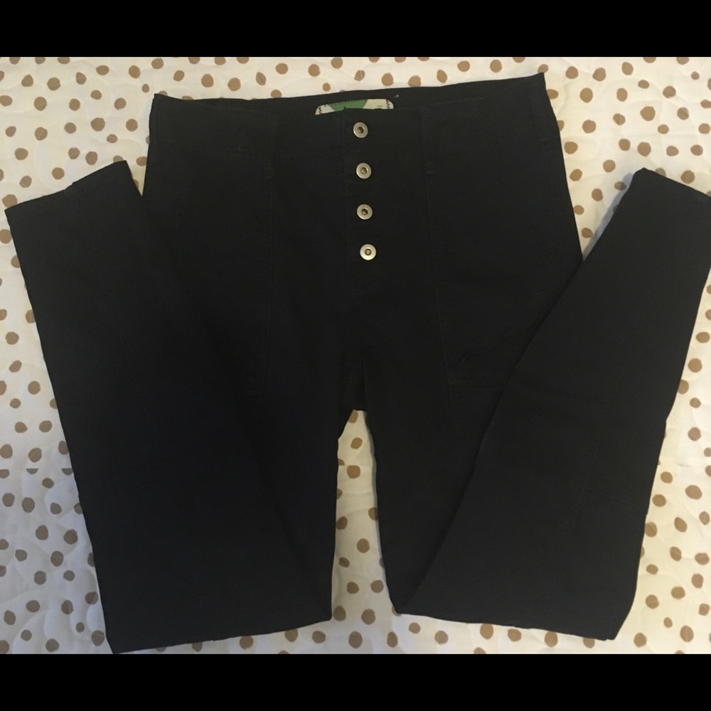 Anthropologie Black Pants- Like New
